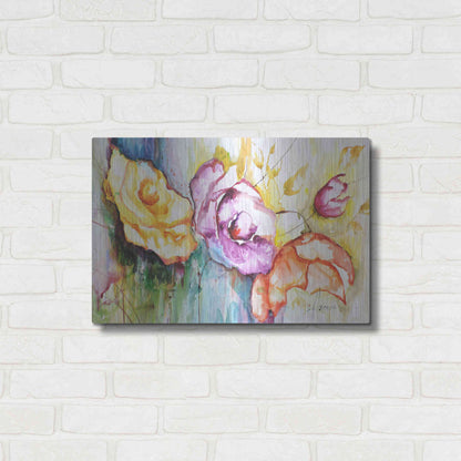 Luxe Metal Art 'Preferidas III' by Leticia Herrera, Metal Wall Art,24x16