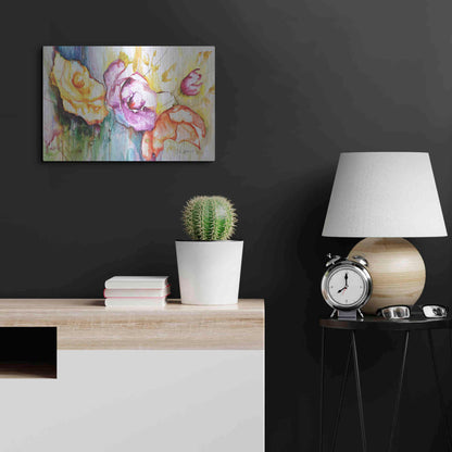 Luxe Metal Art 'Preferidas III' by Leticia Herrera, Metal Wall Art,24x16
