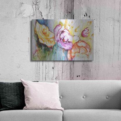Luxe Metal Art 'Preferidas III' by Leticia Herrera, Metal Wall Art,36x24
