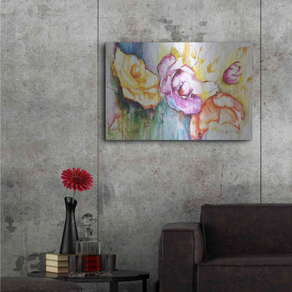 Luxe Metal Art 'Preferidas III' by Leticia Herrera, Metal Wall Art,36x24
