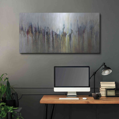 Luxe Metal Art 'Cascada Metalica' by Leticia Herrera, Metal Wall Art,48x24