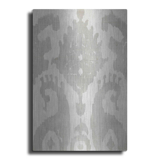 Luxe Metal Art 'Shadow Ikat V' by Chariklia Zarris, Metal Wall Art