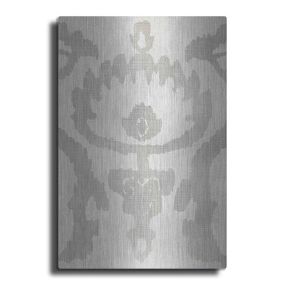 Luxe Metal Art 'Shadow Ikat VI' by Chariklia Zarris, Metal Wall Art