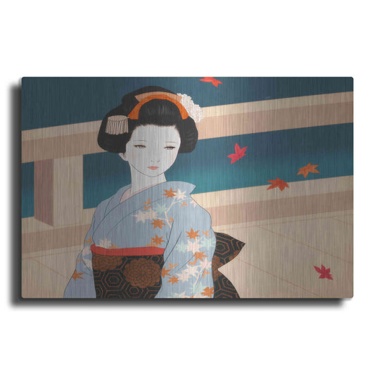 Luxe Metal Art 'Momiji' by Sai Tamiya, Metal Wall Art