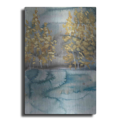 Luxe Metal Art 'Golden Trees II' by Chariklia Zarris, Metal Wall Art