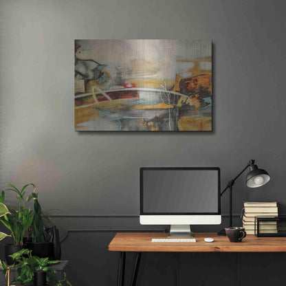 Luxe Metal Art 'Composicion I' by Gabriela Villarreal, Metal Wall Art,36x24