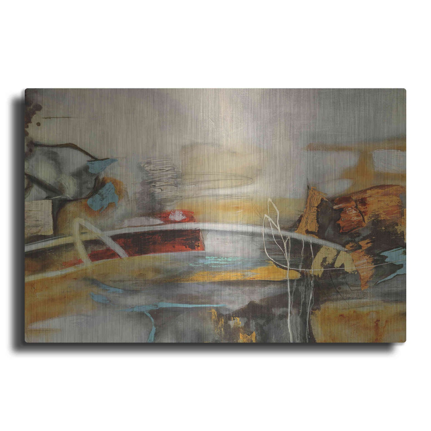 Luxe Metal Art 'Composicion I' by Gabriela Villarreal, Metal Wall Art