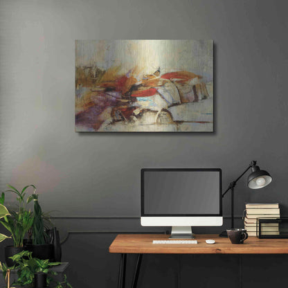 Luxe Metal Art 'Feteen I' by Gabriela Villarreal, Metal Wall Art,36x24