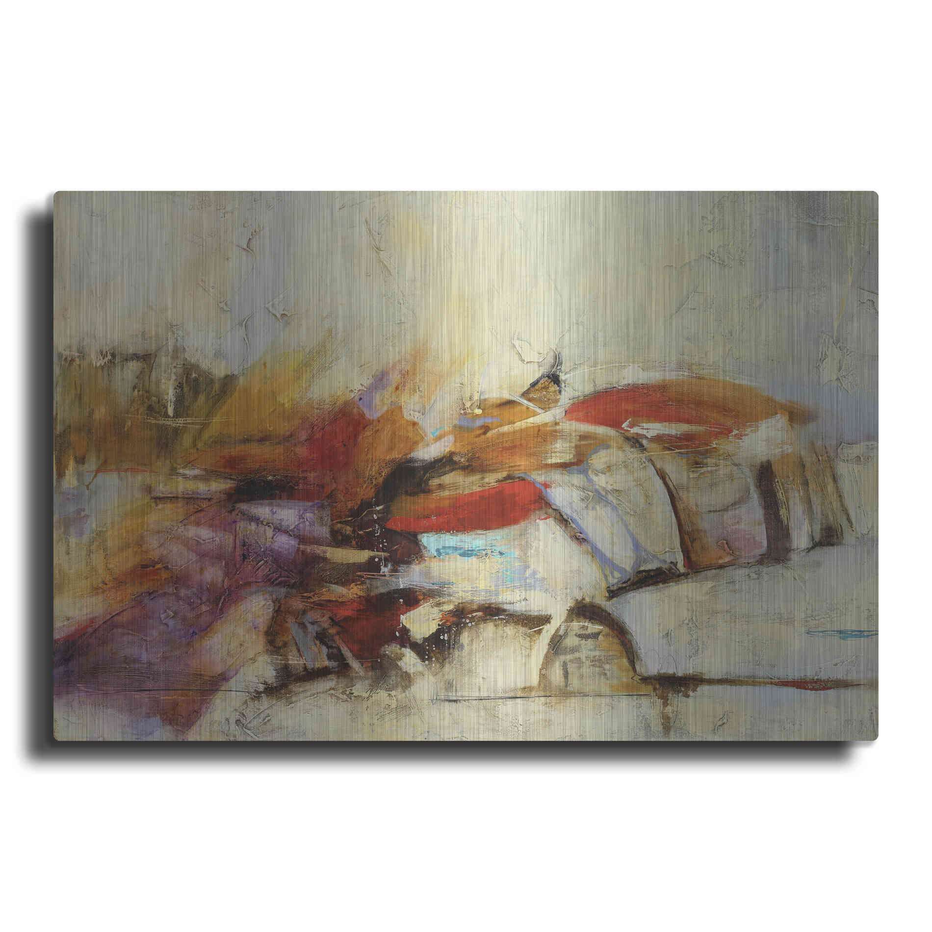 Luxe Metal Art 'Feteen I' by Gabriela Villarreal, Metal Wall Art