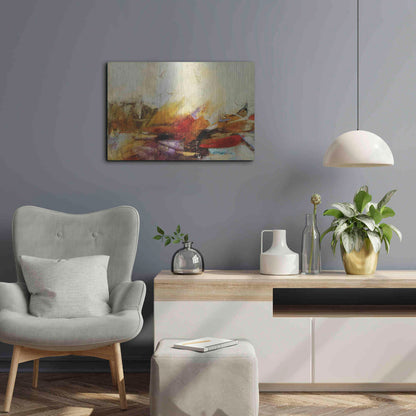 Luxe Metal Art 'Feteen II' by Gabriela Villarreal, Metal Wall Art,24x16