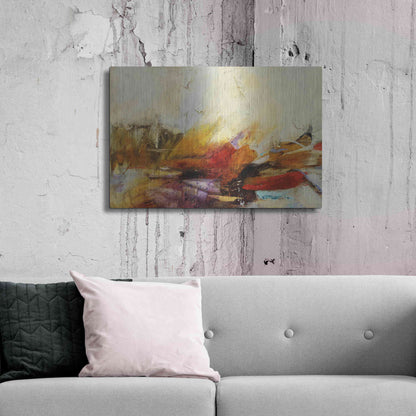 Luxe Metal Art 'Feteen II' by Gabriela Villarreal, Metal Wall Art,36x24