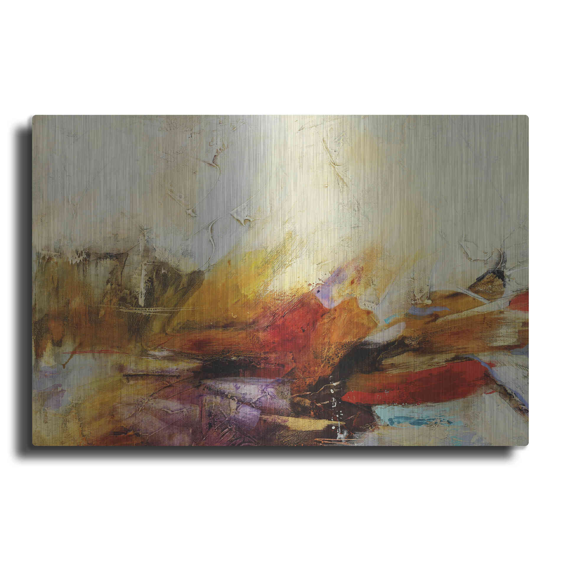 Luxe Metal Art 'Feteen II' by Gabriela Villarreal, Metal Wall Art