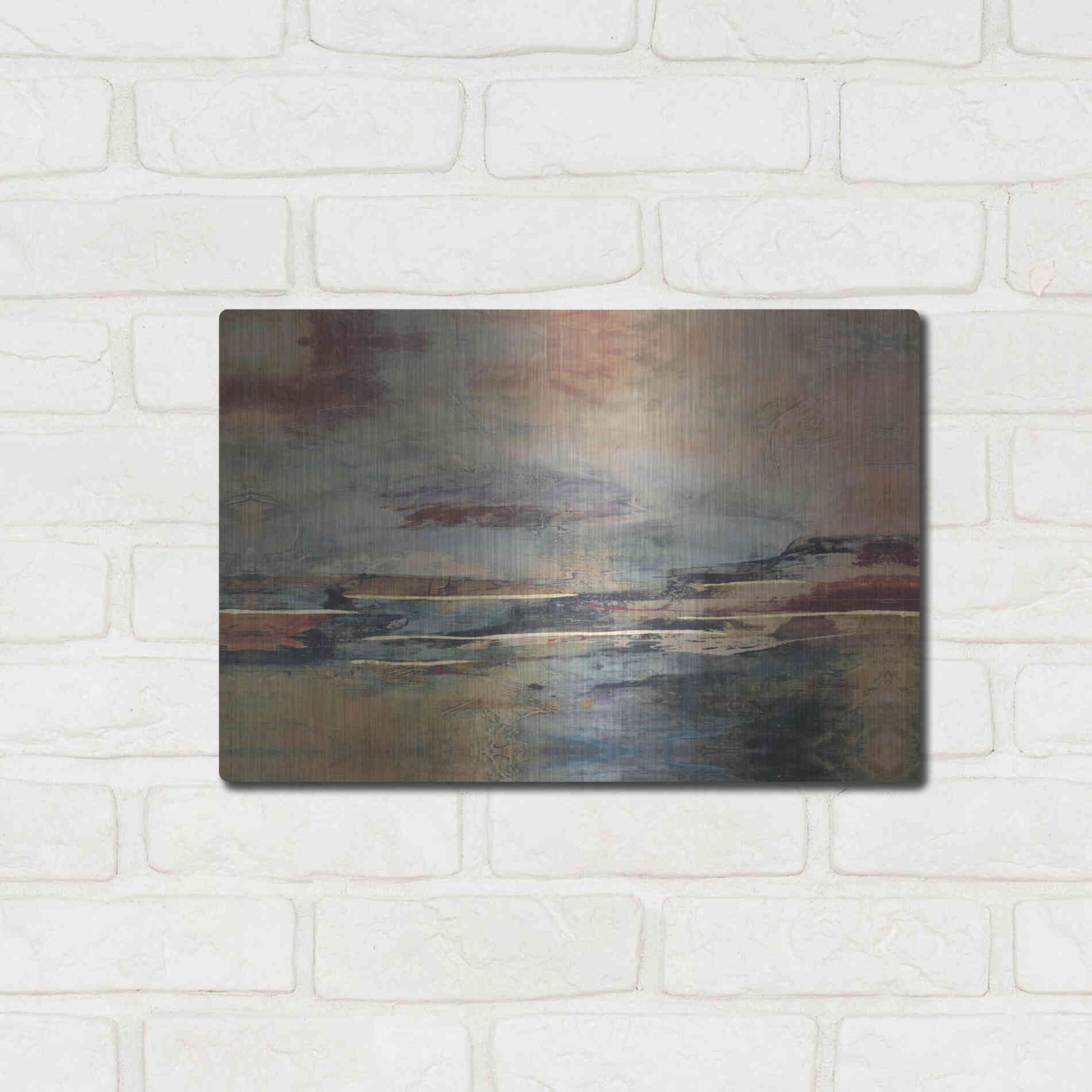 Luxe Metal Art 'Orgullo' by Gabriela Villarreal, Metal Wall Art,16x12