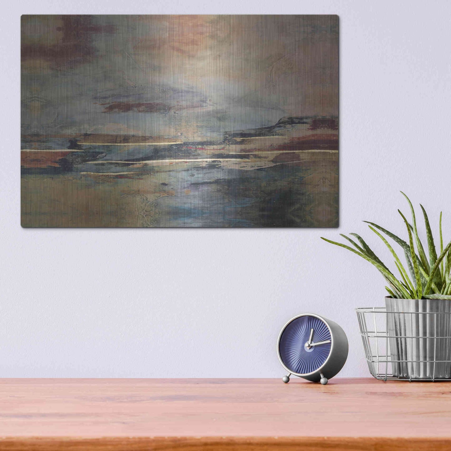 Luxe Metal Art 'Orgullo' by Gabriela Villarreal, Metal Wall Art,16x12