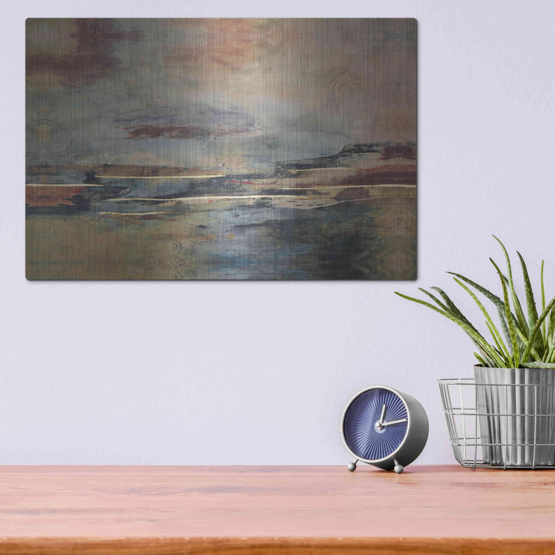Luxe Metal Art 'Orgullo' by Gabriela Villarreal, Metal Wall Art,16x12