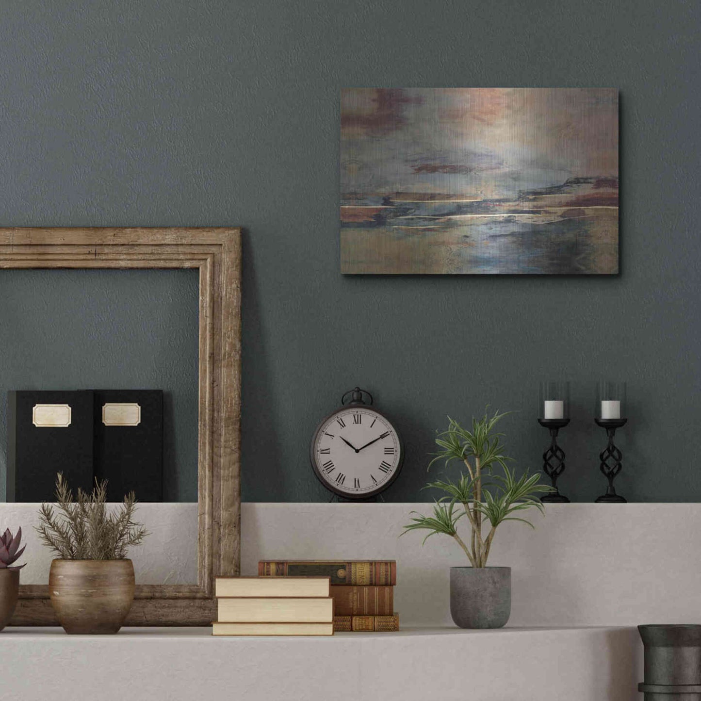 Luxe Metal Art 'Orgullo' by Gabriela Villarreal, Metal Wall Art,16x12