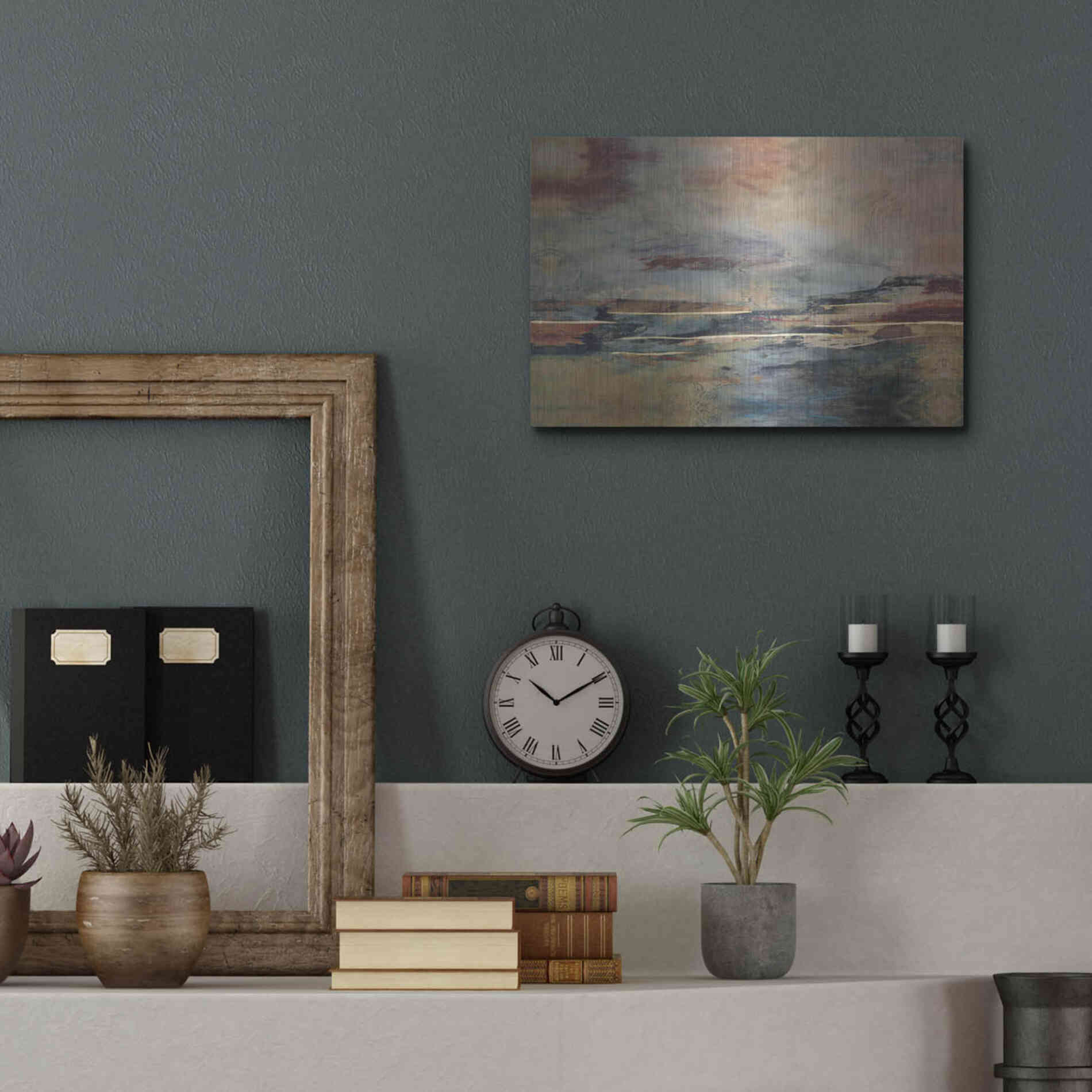 Luxe Metal Art 'Orgullo' by Gabriela Villarreal, Metal Wall Art,16x12