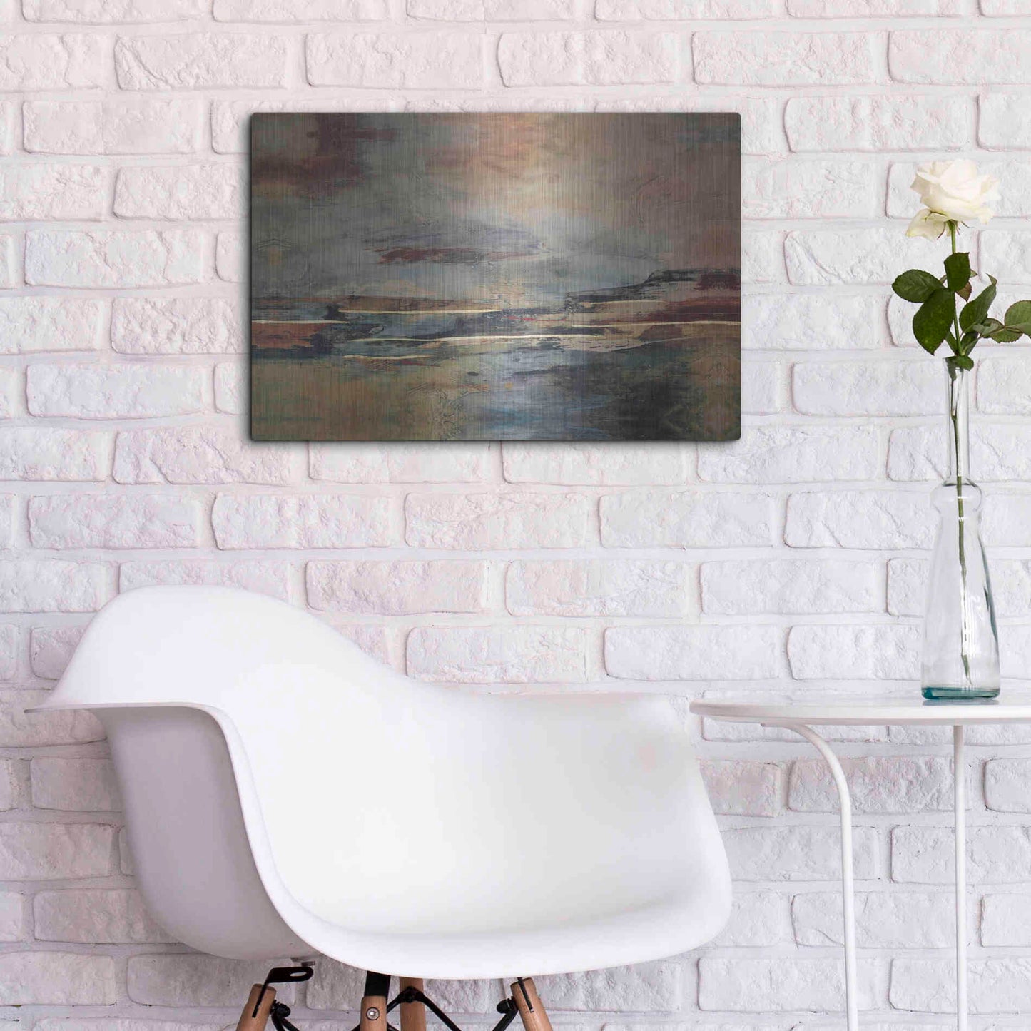 Luxe Metal Art 'Orgullo' by Gabriela Villarreal, Metal Wall Art,24x16