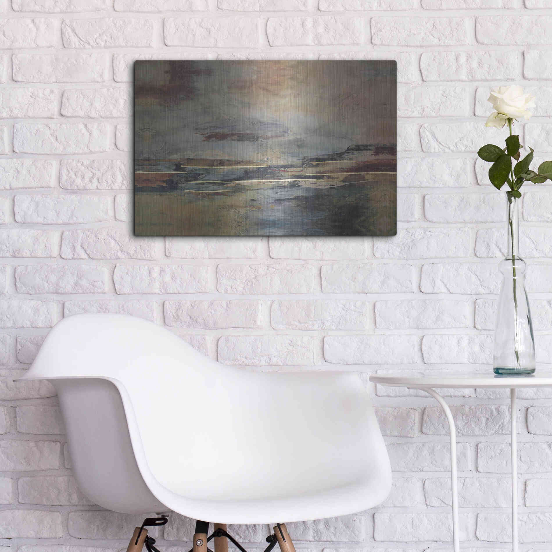 Luxe Metal Art 'Orgullo' by Gabriela Villarreal, Metal Wall Art,24x16