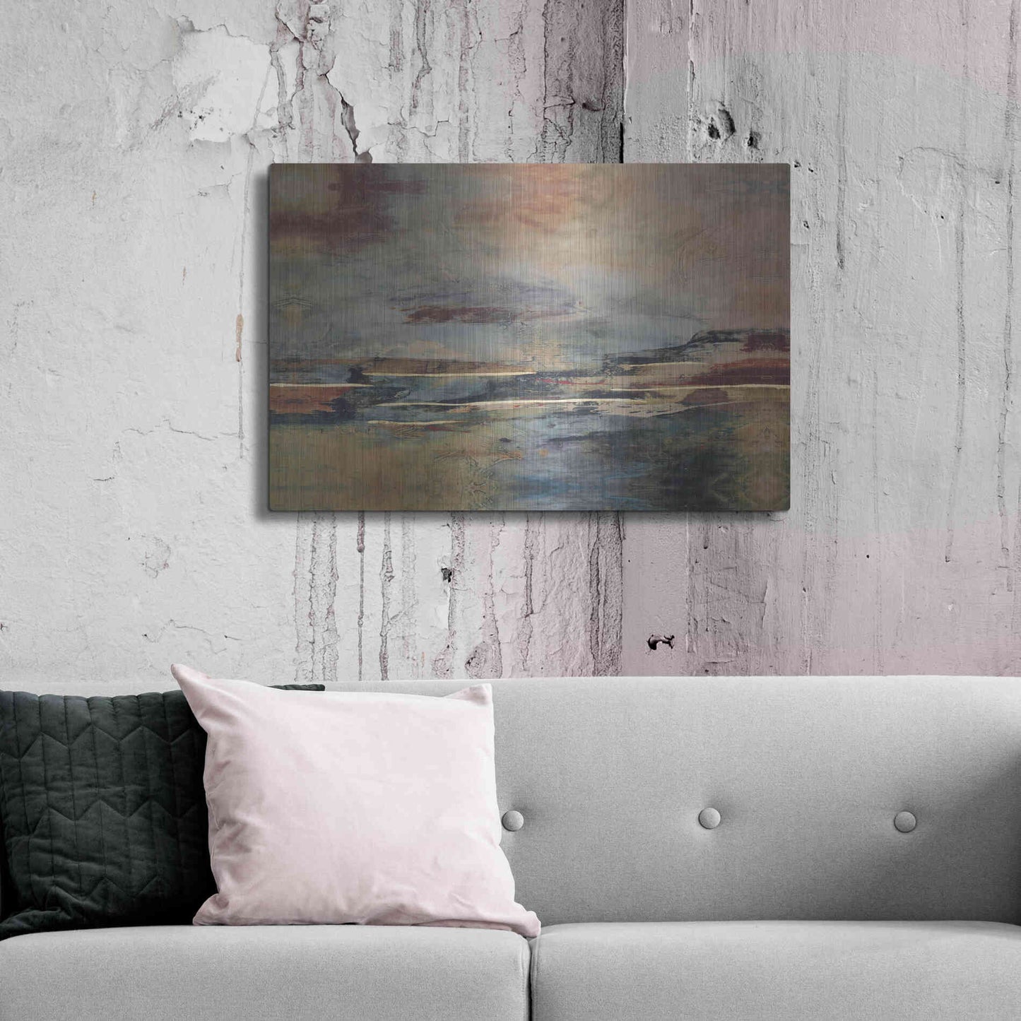 Luxe Metal Art 'Orgullo' by Gabriela Villarreal, Metal Wall Art,36x24