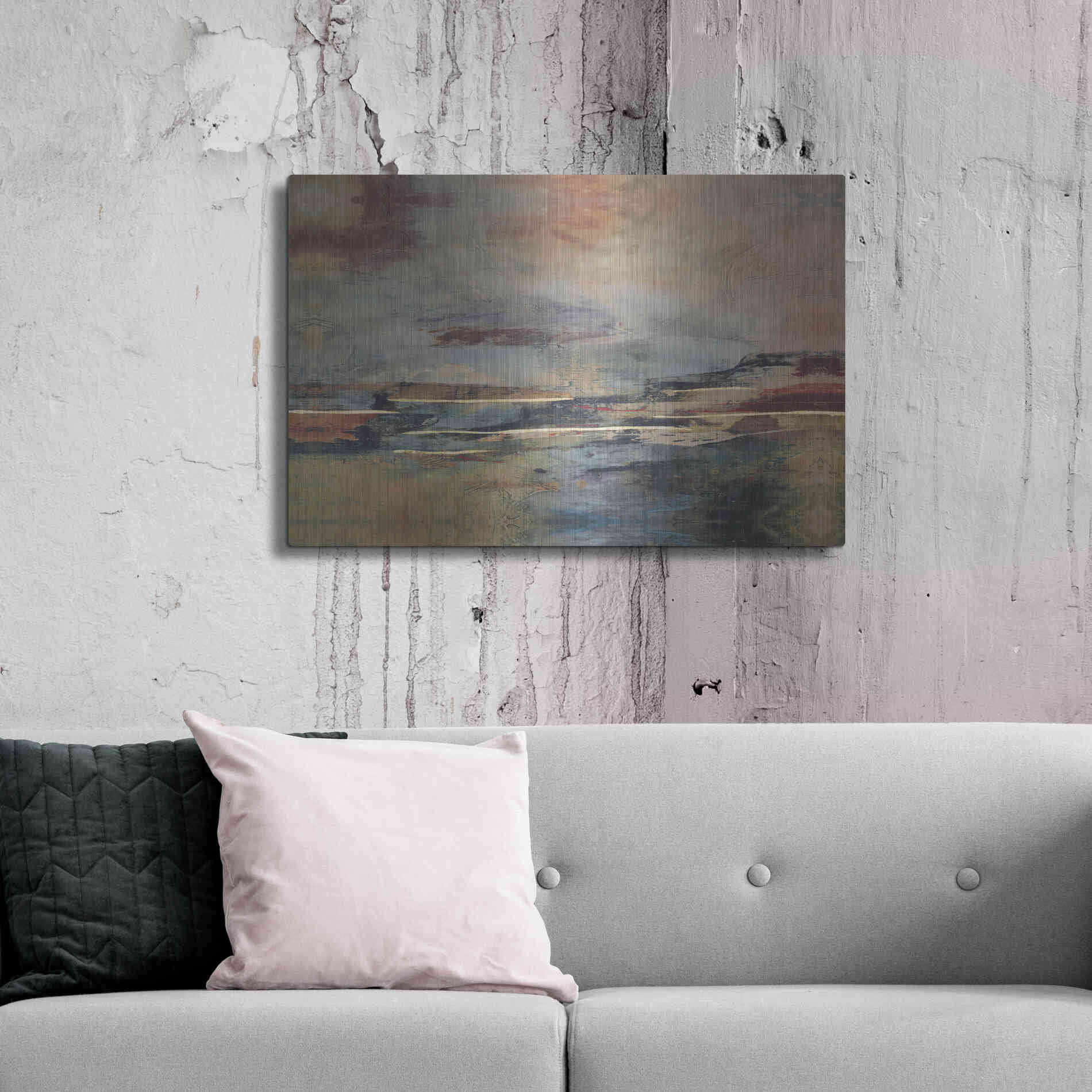 Luxe Metal Art 'Orgullo' by Gabriela Villarreal, Metal Wall Art,36x24