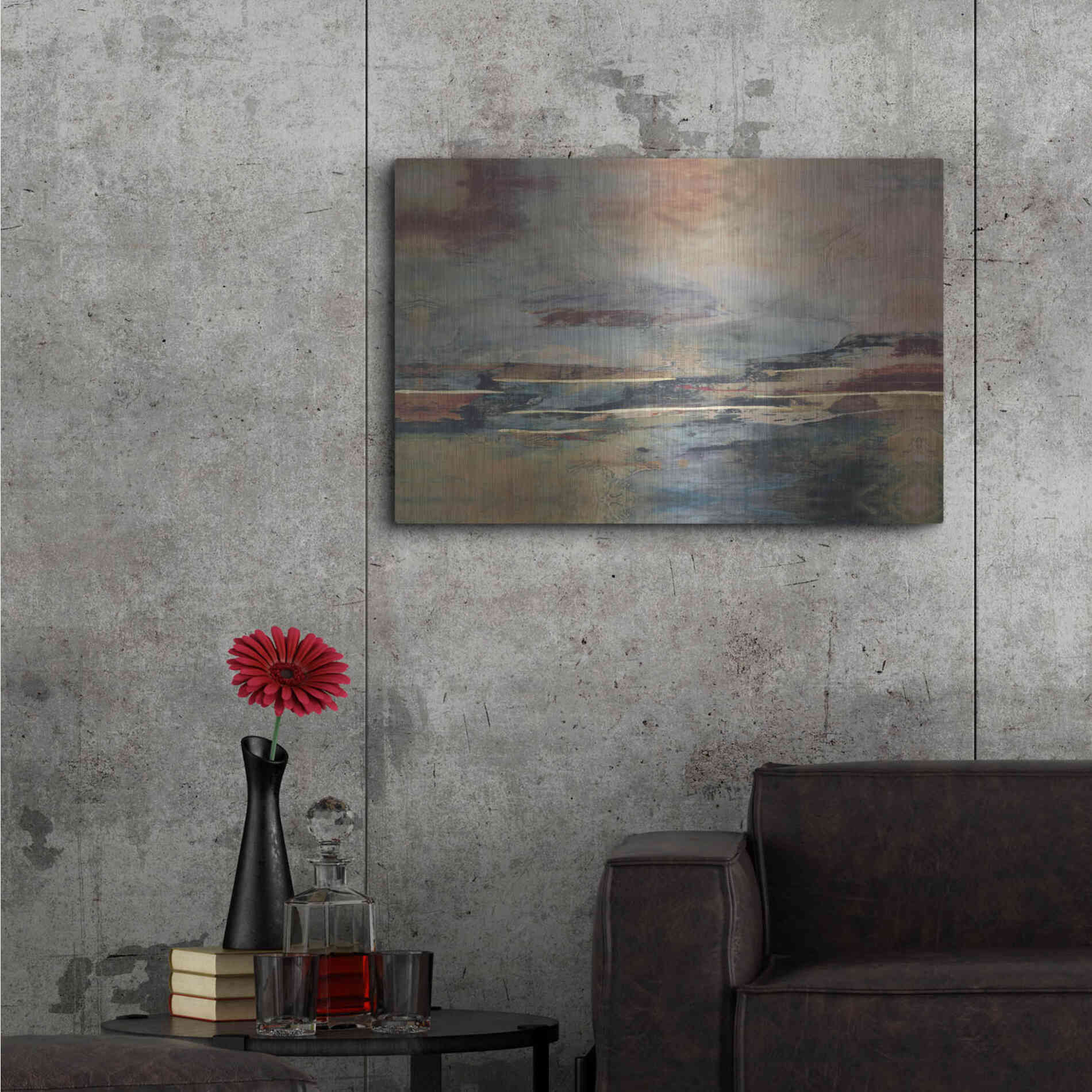 Luxe Metal Art 'Orgullo' by Gabriela Villarreal, Metal Wall Art,36x24
