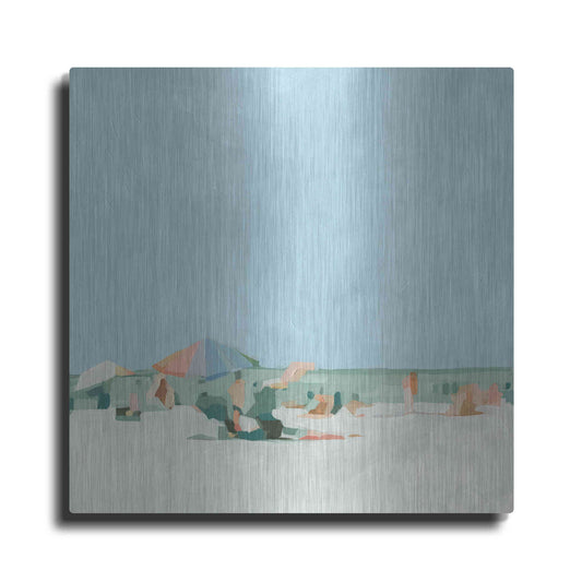 Luxe Metal Art 'Summer Palette I' by Emma Scarvey, Metal Wall Art