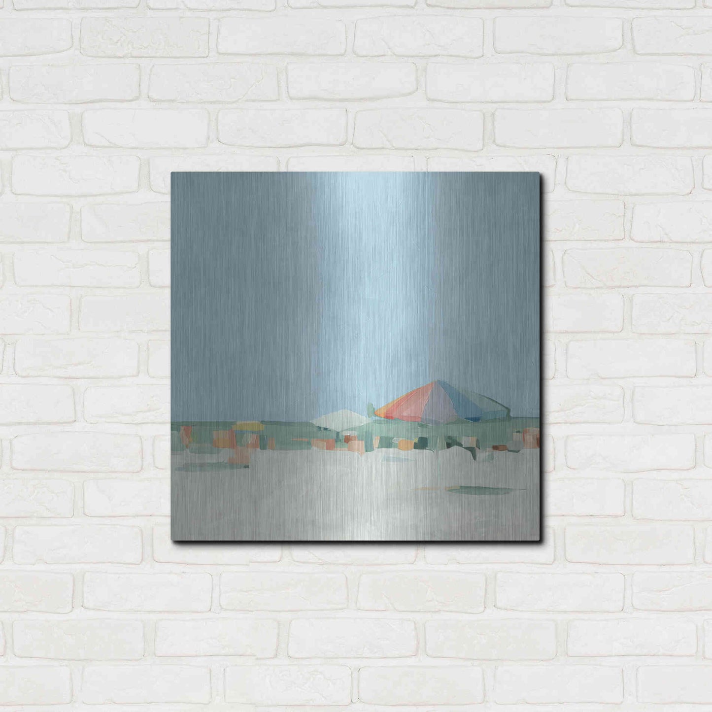 Luxe Metal Art 'Summer Palette II' by Emma Scarvey, Metal Wall Art,24x24