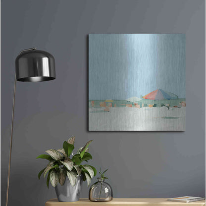 Luxe Metal Art 'Summer Palette II' by Emma Scarvey, Metal Wall Art,24x24