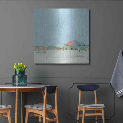 Luxe Metal Art 'Summer Palette II' by Emma Scarvey, Metal Wall Art,36x36