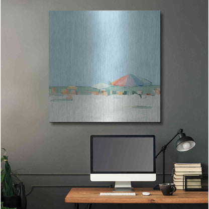 Luxe Metal Art 'Summer Palette II' by Emma Scarvey, Metal Wall Art,36x36