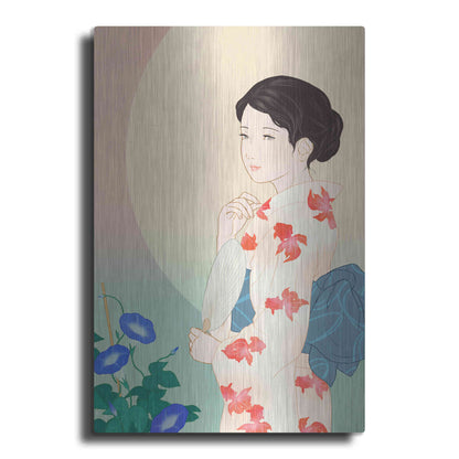 Luxe Metal Art 'Morning Glory' by Sai Tamiya, Metal Wall Art