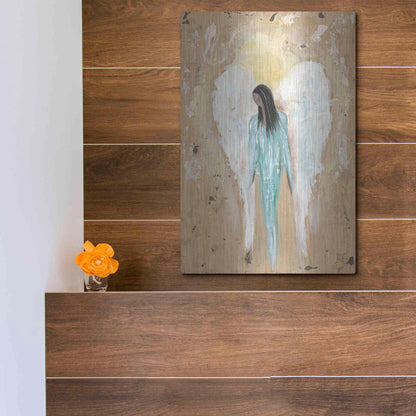 Luxe Metal Art 'Safe Haven I' by Jade Reynolds, Metal Wall Art,12x16