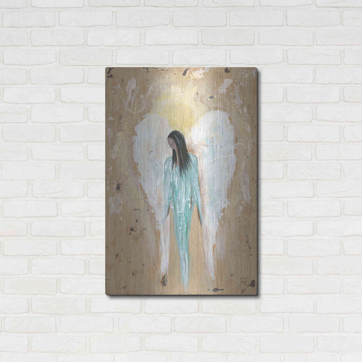 Luxe Metal Art 'Safe Haven I' by Jade Reynolds, Metal Wall Art,24x36