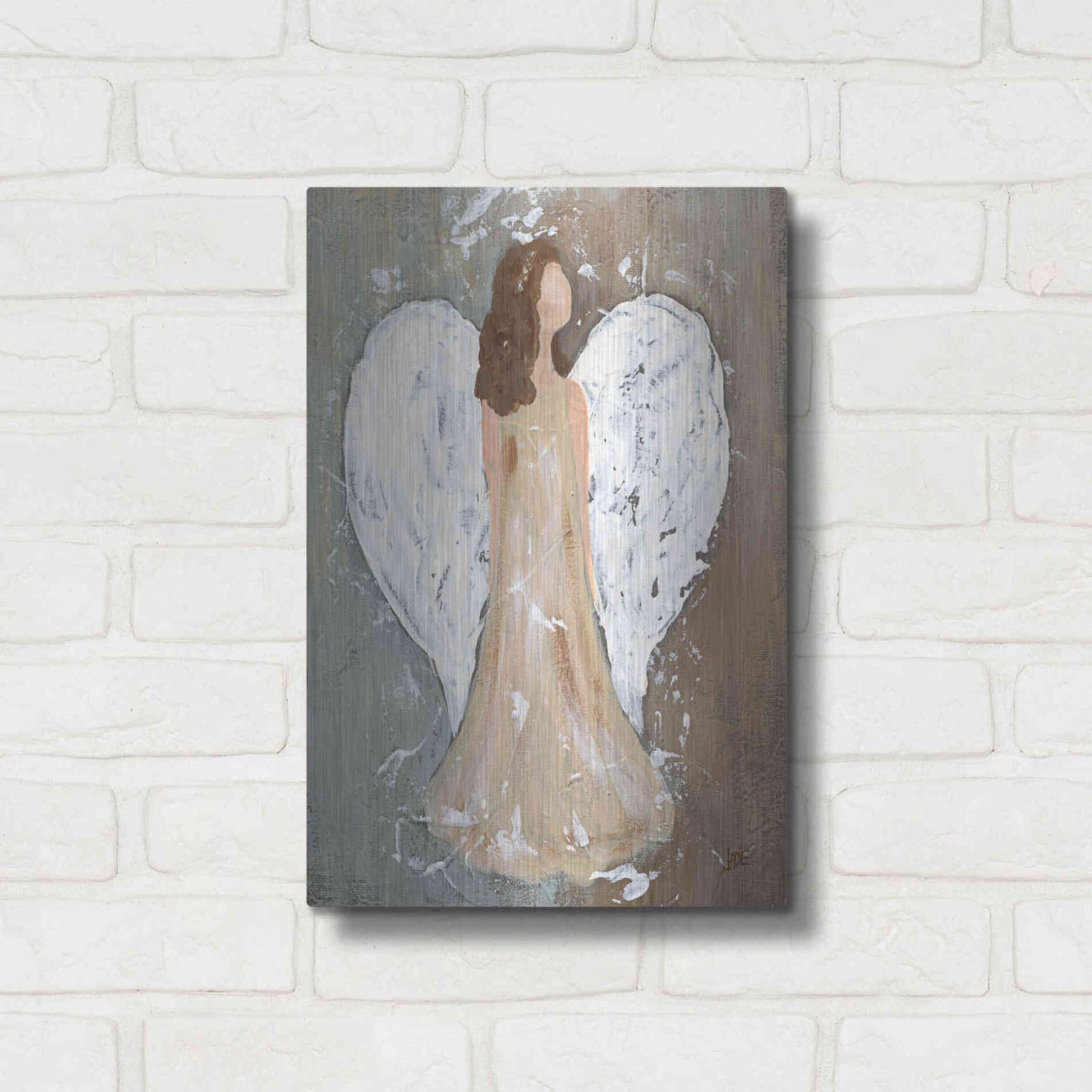 Luxe Metal Art 'Safe Haven II' by Jade Reynolds, Metal Wall Art,12x16