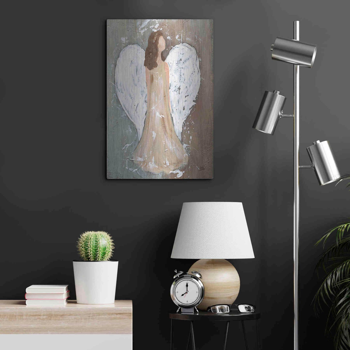 Luxe Metal Art 'Safe Haven II' by Jade Reynolds, Metal Wall Art,16x24