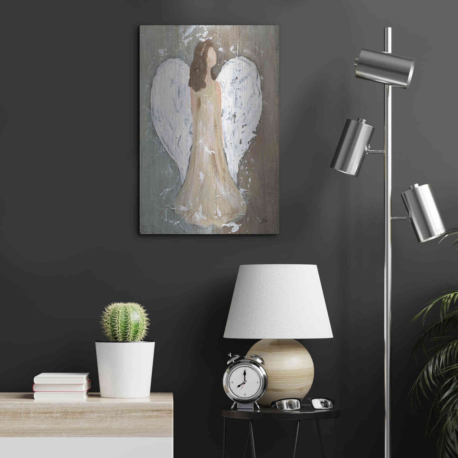 Luxe Metal Art 'Safe Haven II' by Jade Reynolds, Metal Wall Art,16x24