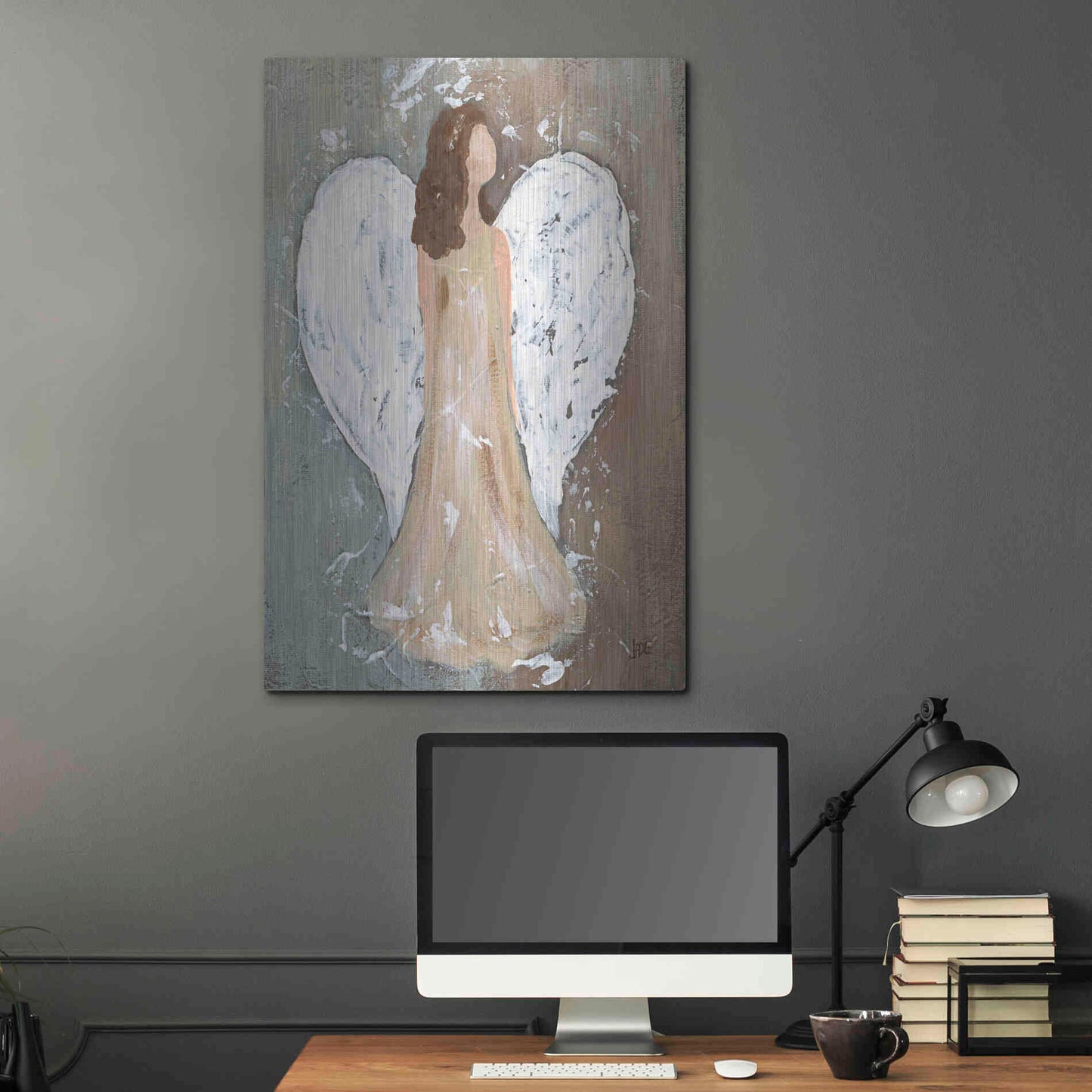 Luxe Metal Art 'Safe Haven II' by Jade Reynolds, Metal Wall Art,24x36