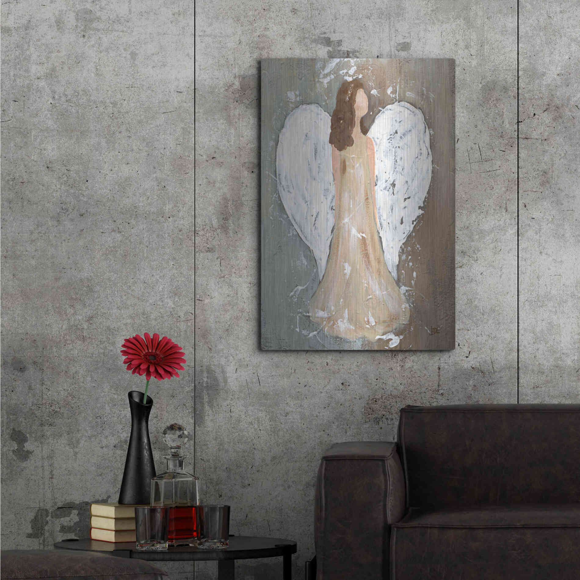 Luxe Metal Art 'Safe Haven II' by Jade Reynolds, Metal Wall Art,24x36