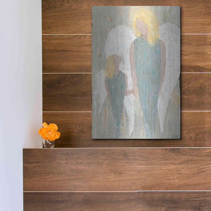 Luxe Metal Art 'Safe Haven III' by Jade Reynolds, Metal Wall Art,12x16