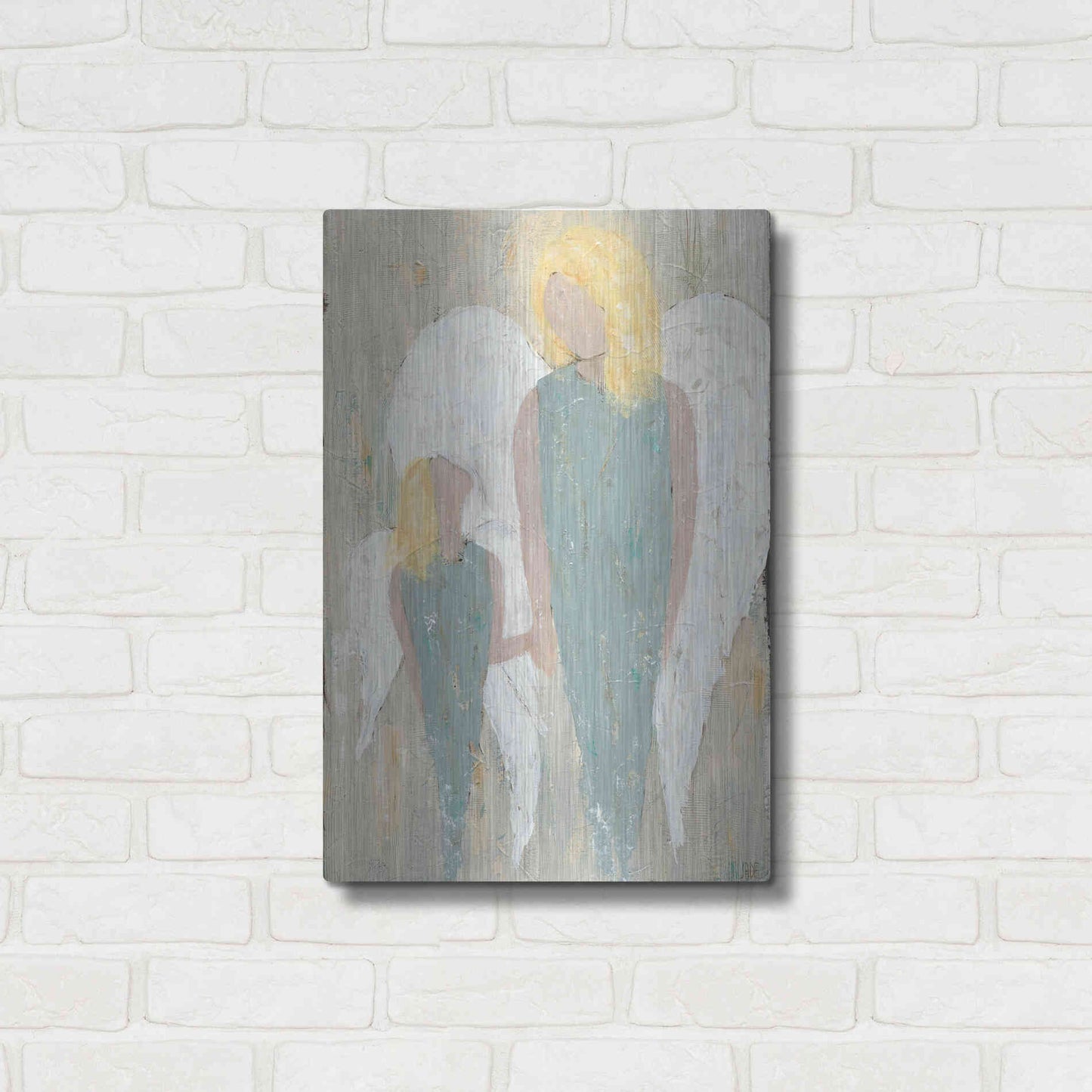 Luxe Metal Art 'Safe Haven III' by Jade Reynolds, Metal Wall Art,16x24