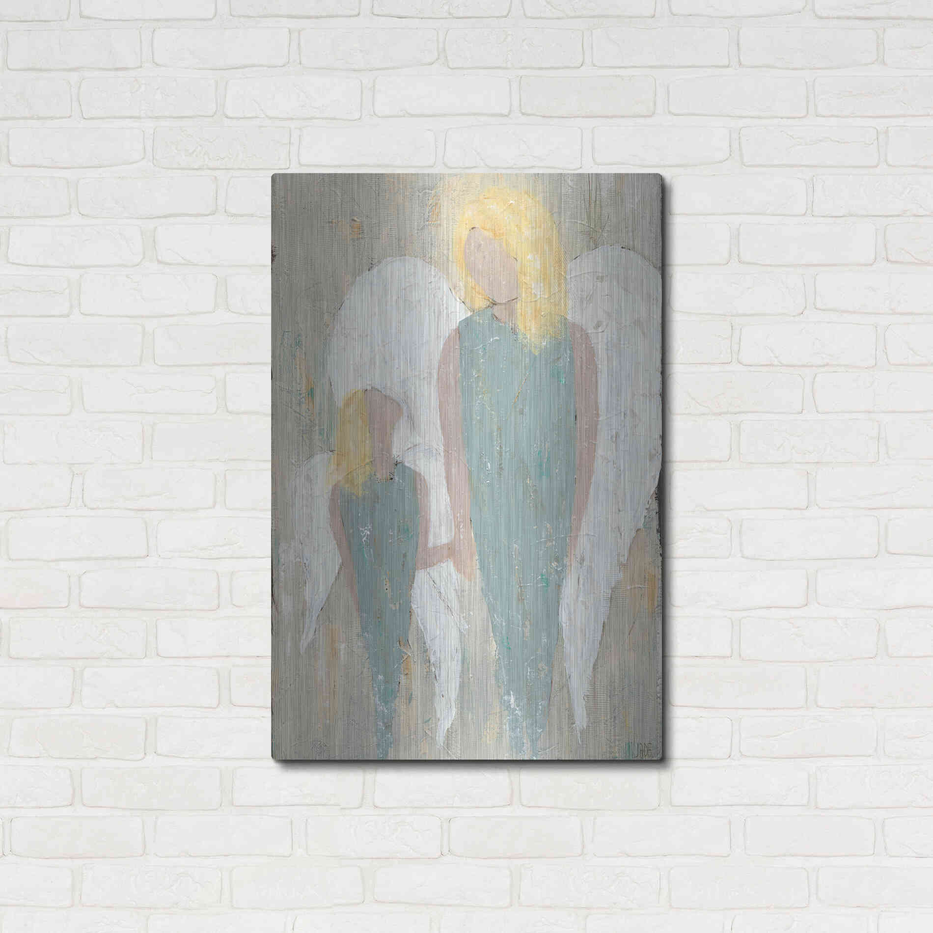 Luxe Metal Art 'Safe Haven III' by Jade Reynolds, Metal Wall Art,24x36