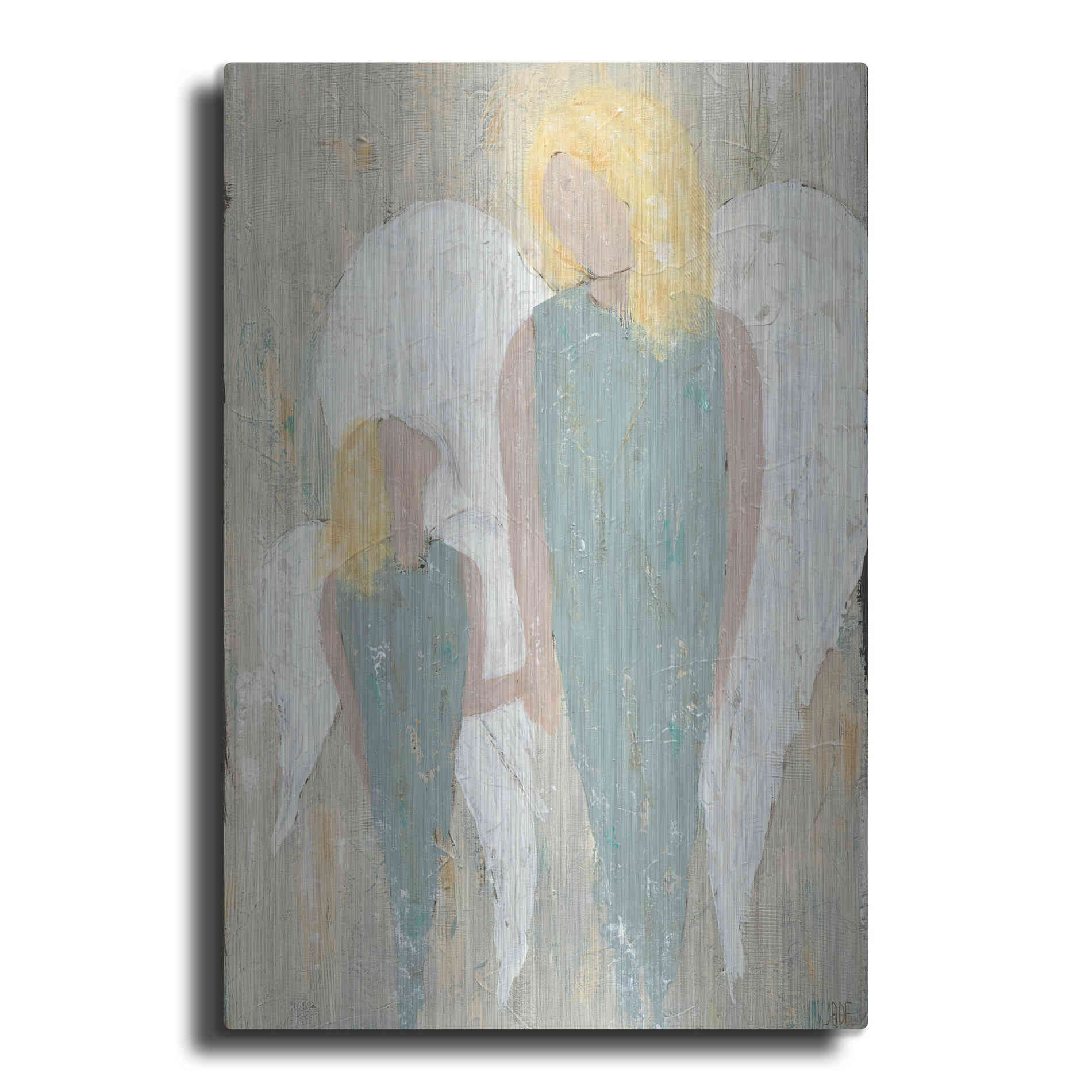 Luxe Metal Art 'Safe Haven III' by Jade Reynolds, Metal Wall Art