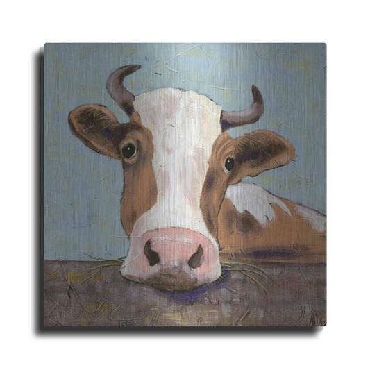 Luxe Metal Art 'Bessy' by Jade Reynolds, Metal Wall Art