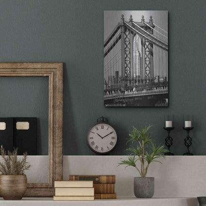Luxe Metal Art 'Bridges of NYC I' by Jeff Pica, Metal Wall Art,12x16