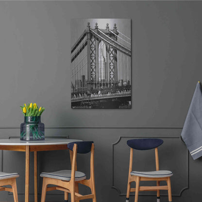 Luxe Metal Art 'Bridges of NYC I' by Jeff Pica, Metal Wall Art,24x36
