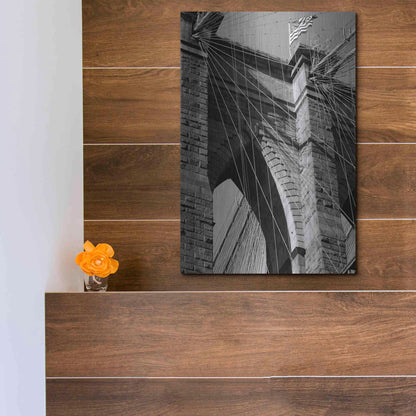 Luxe Metal Art 'Bridges of NYC III' by Jeff Pica, Metal Wall Art,12x16