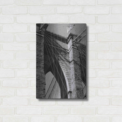 Luxe Metal Art 'Bridges of NYC III' by Jeff Pica, Metal Wall Art,16x24