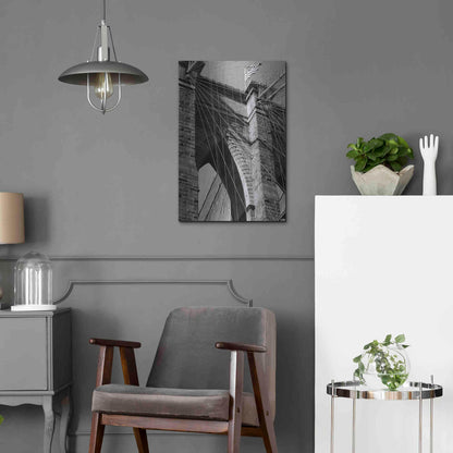 Luxe Metal Art 'Bridges of NYC III' by Jeff Pica, Metal Wall Art,16x24