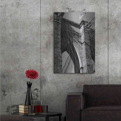 Luxe Metal Art 'Bridges of NYC III' by Jeff Pica, Metal Wall Art,24x36